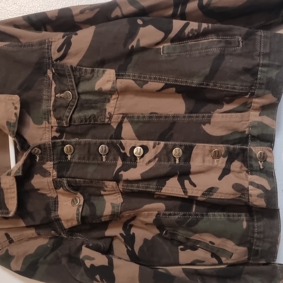 Women's Camo 100%Cotton Jacket - Picture 4 of 7